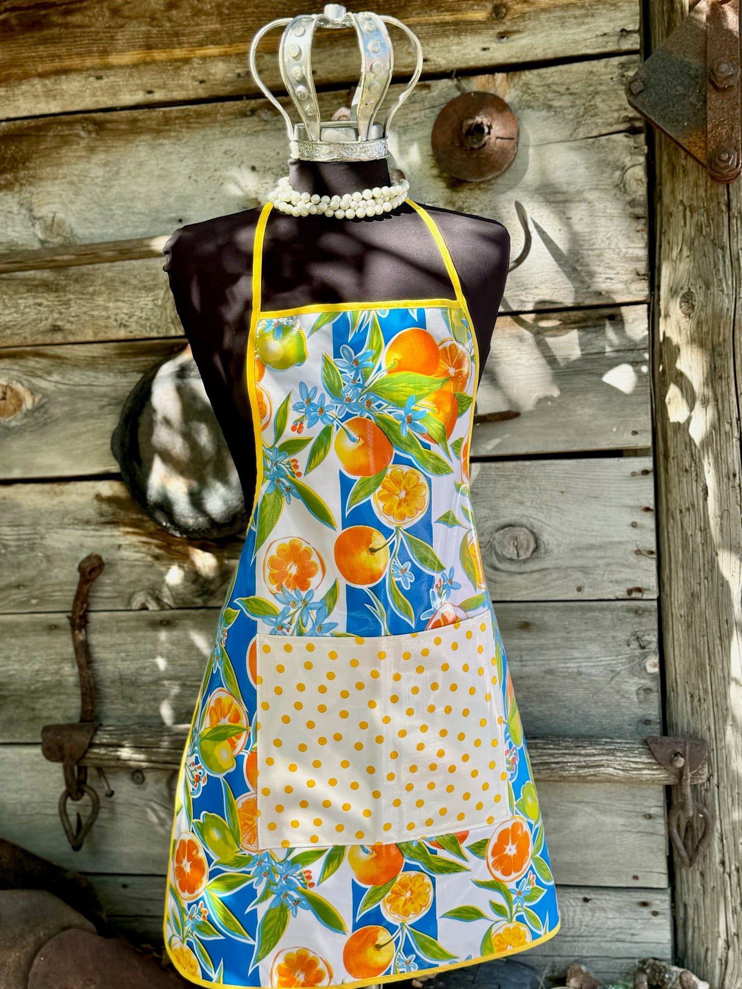 Seville Oilcloth Chef Apron