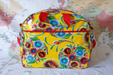 Oilcloth Carryall Bag - Yellow Spring Bloom