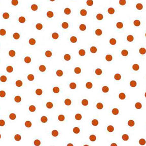 Red Polka Dot Oilcloth Fabric