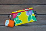 Small Oilcloth Lined Pouch - Yellow Poppy