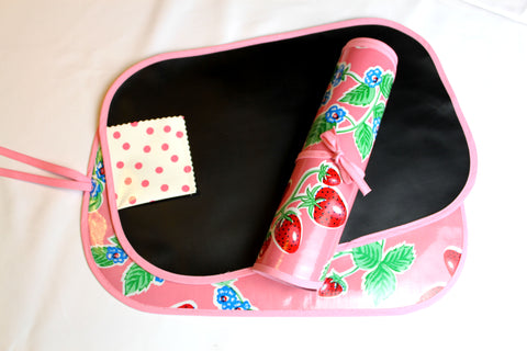 "Create My Placemat" Reversible Oilcloth and Chalk Placemat