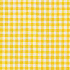 Yellow Gingham Oilcloth Fabric