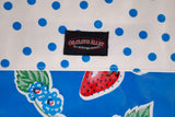 Oilcloth Insulated Lunch Bag - Blue Strawberry