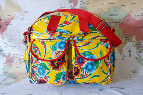 Oilcloth overnight bag Clearance