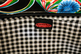 Oilcloth Weekender Bag - Black Spring Bloom