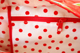 Oilcloth Weekender Bag - Red Cherry
