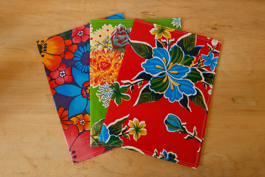 Oilcloth Document Folder - 3-pack