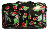 Oilcloth Weekender Bag - Black Cherry