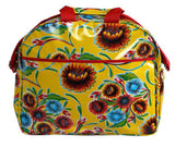 Oilcloth Carryall Bag - Yellow Spring Bloom