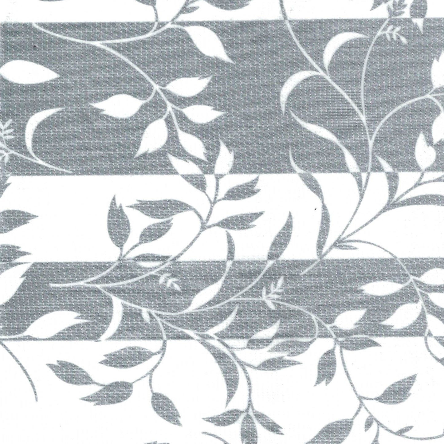 Silver Spanish Vines Oilcloth Fabric