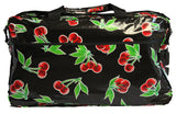 Oilcloth Weekender Bag - Black Cherry