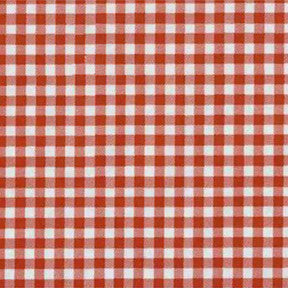Red Gingham Oilcloth Fabric