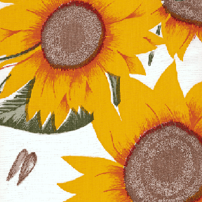 Sunflower Oilcloth Fabric